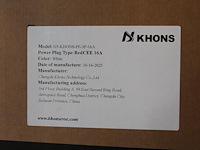 Laadkabel / mobiele lader khons g5-khons-pe-3p-16a in draagtas. cee16 rood naar type 2. - afbeelding 3 van  3