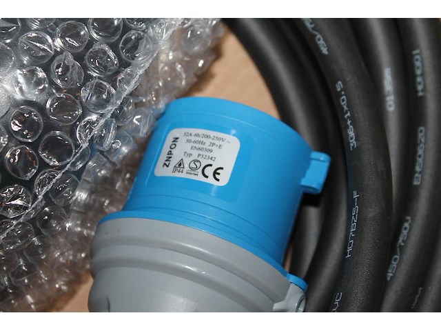 Laadkabel / mobiele lader nn. cee32 blauw naar type 2. - afbeelding 2 van  2