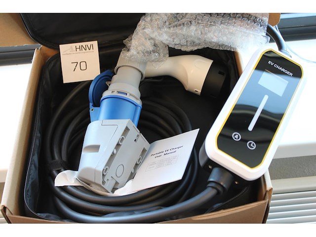 Laadkabel / mobiele lader nn in draagtas met wcd. cee32 naar type 2. - afbeelding 1 van  2