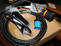 Laadkabel voor elektrische en hybride auto's met cee 230v voedingsstekker (campingstekker) naar type2 laadc...