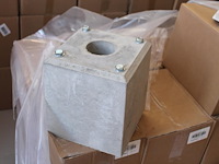 Laadpaal met betonnen voet en hoogte 130 cm. - afbeelding 3 van  3