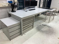 Laagland bureautafels en ladekast - afbeelding 5 van  12