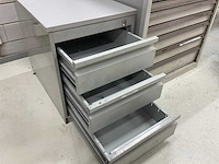 Laagland bureautafels en ladekast - afbeelding 8 van  12