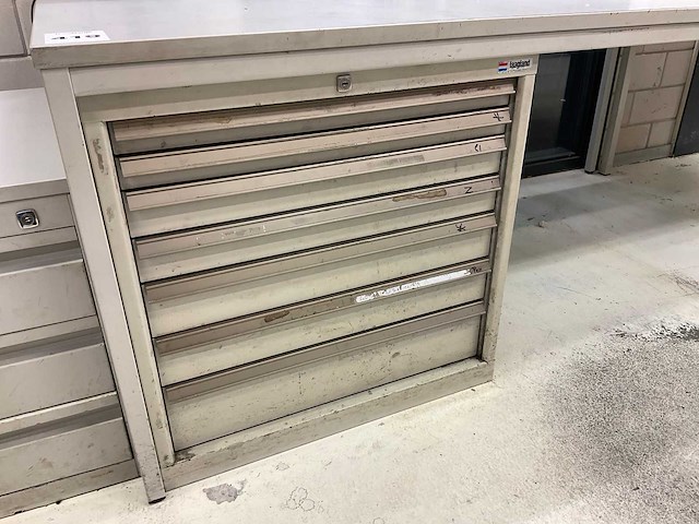 Laagland bureautafels en ladekast - afbeelding 9 van  12