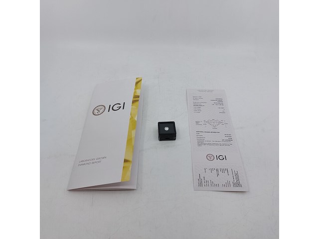 Lab-grown diamant round brilliant - 1.55ct ( igi gecertificeerd ) - afbeelding 1 van  9