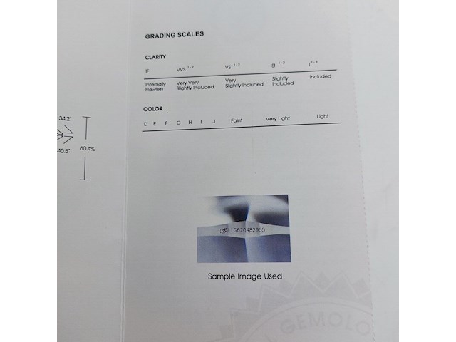 Lab-grown diamant round brilliant - 1.55ct ( igi gecertificeerd ) - afbeelding 9 van  9