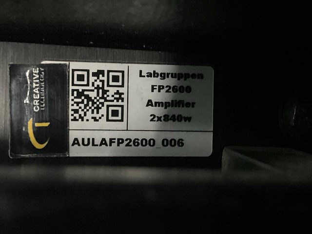Lab gruppen fp 2600 2x 840w eindversterker (7x) - afbeelding 5 van  5