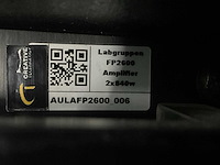 Lab gruppen fp 2600 2x 840w eindversterker (7x) - afbeelding 5 van  5