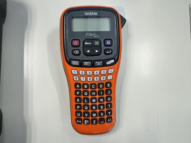 Label printer, brother, pt-e100, oranje - afbeelding 1 van  6