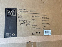 Label51 verdal relaxfauteuil + hocker - afbeelding 5 van  6