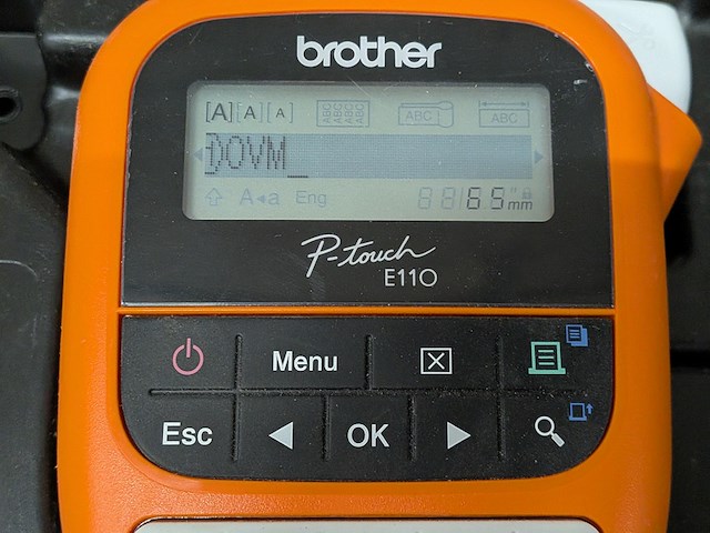 Labelprinter, brother, p-touch e110 - afbeelding 4 van  8