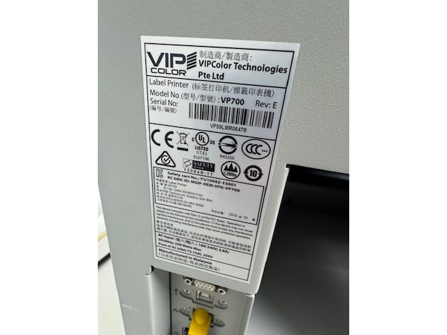 Labelprinter memjet, vip color vp 700, wit - afbeelding 7 van  7