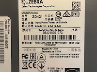 Labelprinter thermische met rollen, zebra, zd421 - afbeelding 4 van  4