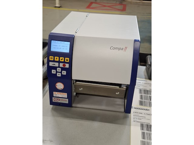 Labelprinter, valentin, compa 162-12, blauw wit - afbeelding 6 van  9