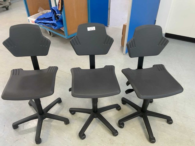 Laberatorium werkstoel (3x) - afbeelding 1 van  3