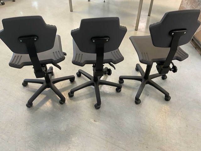 Laberatorium werkstoel (3x) - afbeelding 3 van  3