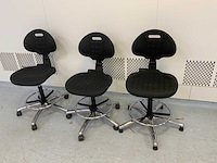 Laberatorium werkstoel (3x) - afbeelding 2 van  4