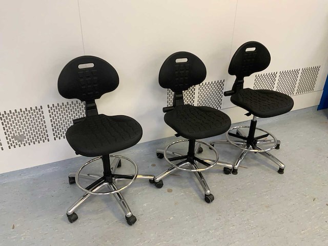 Laberatorium werkstoel (3x) - afbeelding 3 van  4