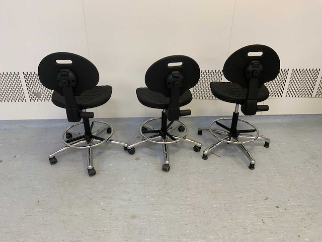 Laberatorium werkstoel (3x) - afbeelding 4 van  4