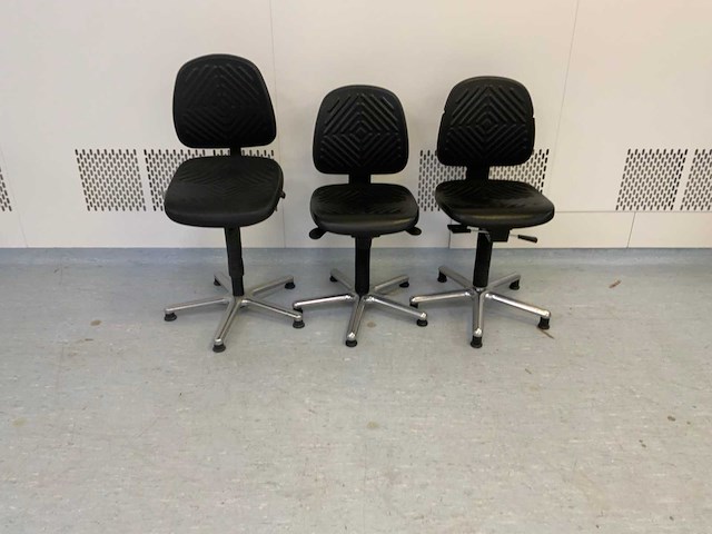 Laberatorium werkstoel (3x) - afbeelding 1 van  4