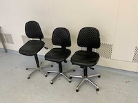 Laberatorium werkstoel (3x) - afbeelding 3 van  4