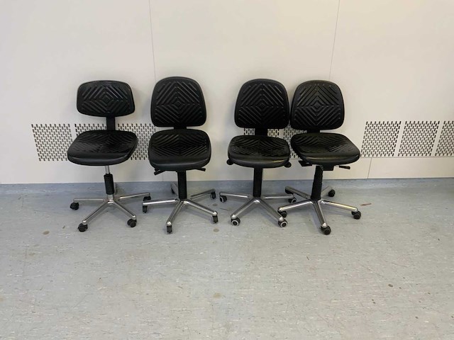 Laberatorium werkstoel (4x) - afbeelding 1 van  4