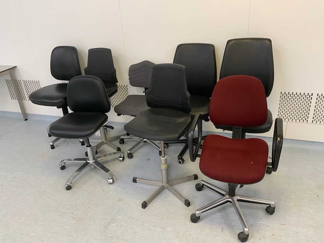 Laberatorium werkstoel (8x) - afbeelding 2 van  4