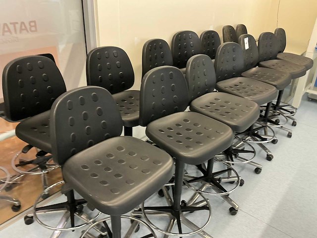 Labkod laboratorium leerstoel (14x) - afbeelding 3 van  6