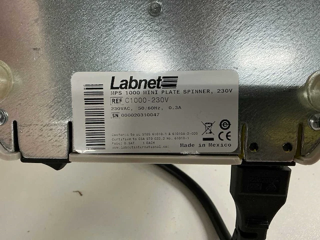 Labnet mini plate spinner (mps1000) centrifuge - afbeelding 4 van  4
