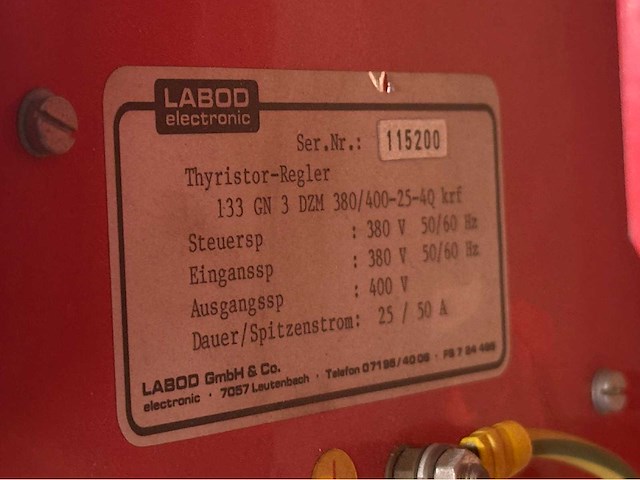 Labod - partij thyristor-regelaars / besturingsmodules (6x) - afbeelding 5 van  6