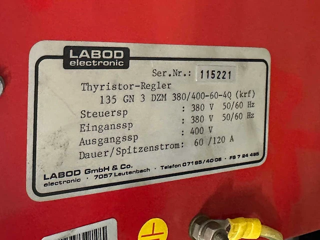 Labod electronic - partij thyristorregelaars - afbeelding 6 van  6