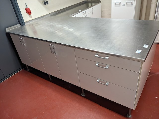 Laboratorium meubel, wit - afbeelding 5 van  12