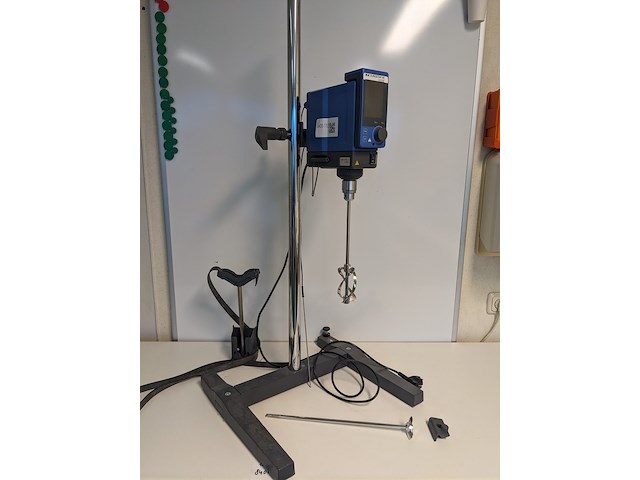 Laboratorium mixer, ika, eurostar 60 control, blauw - afbeelding 1 van  10