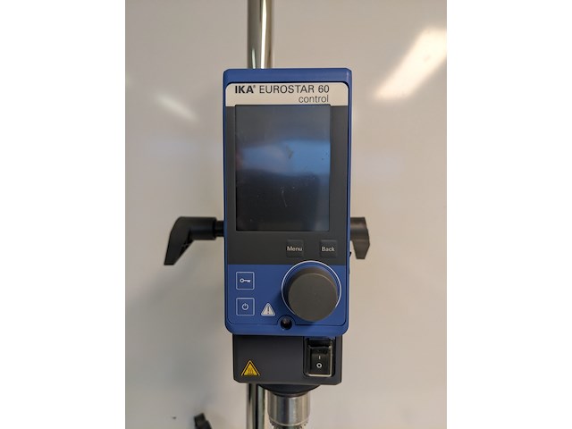 Laboratorium mixer, ika, eurostar 60 control, blauw - afbeelding 3 van  10