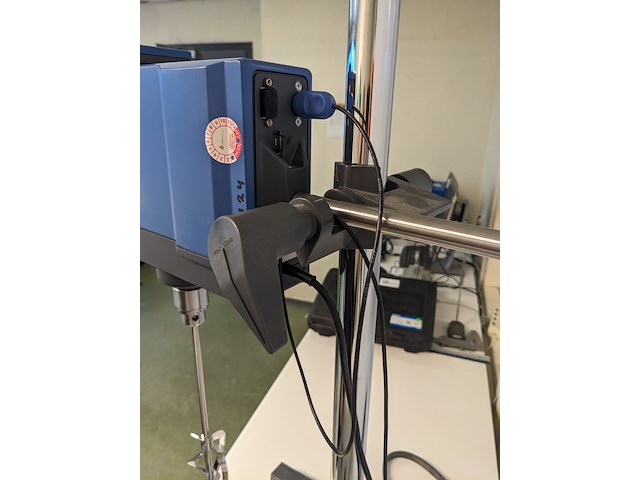 Laboratorium mixer, ika, eurostar 60 control, blauw - afbeelding 6 van  10