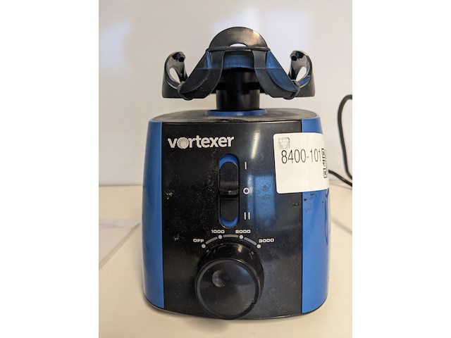 Laboratorium schudmachine, vortexer, hs120212, zwart blauw - afbeelding 2 van  5