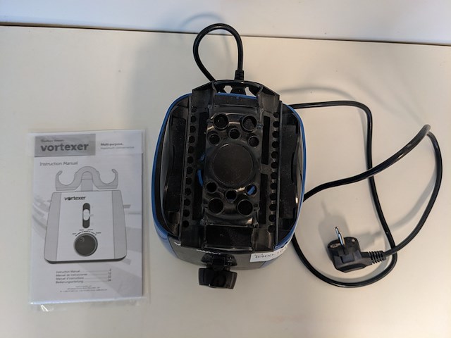 Laboratorium schudmachine, vortexer, hs120212, zwart blauw - afbeelding 4 van  5