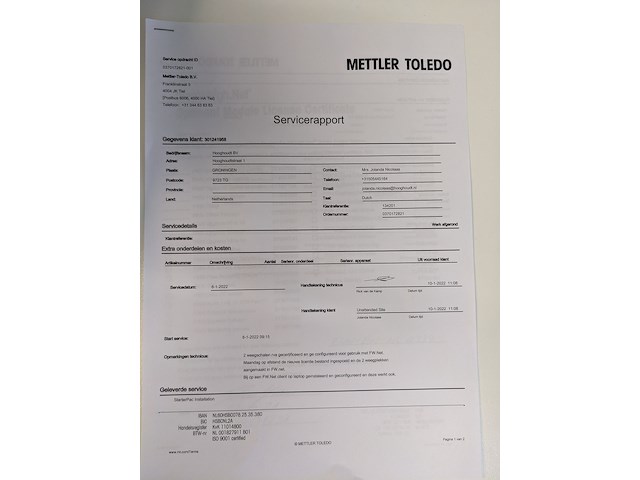 Laboratorium weegschaal, mettler toledo, pg 4002s - afbeelding 4 van  5