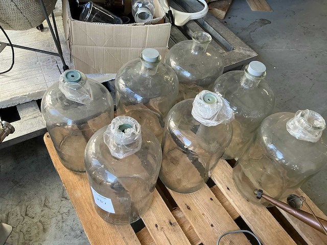 Laboratoriumfles 10 liter (7x) - afbeelding 3 van  4