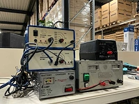 Laboratoriumvoeding/battery conditioner/battery charger/soldeer&desoldeer unit (5x)