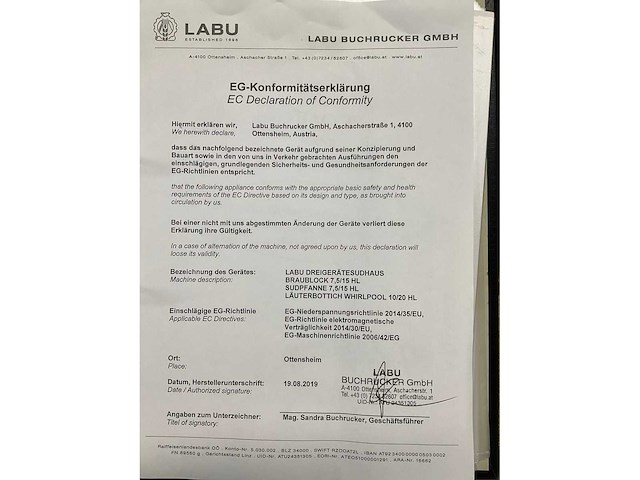 Labu buchrucker brau-block craft beer brouwerij-installatie 7,5–15 hl - afbeelding 17 van  28