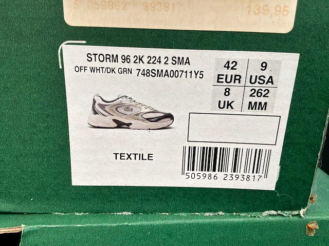 Lacoste storm 96 sneakers (5x) - afbeelding 4 van  7