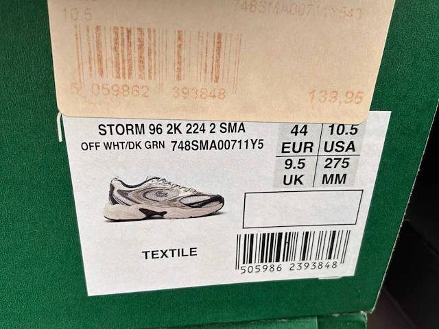 Lacoste storm 96 sneakers (5x) - afbeelding 6 van  7