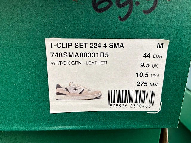 Lacoste t-clip set sneakers (4x) - afbeelding 3 van  6