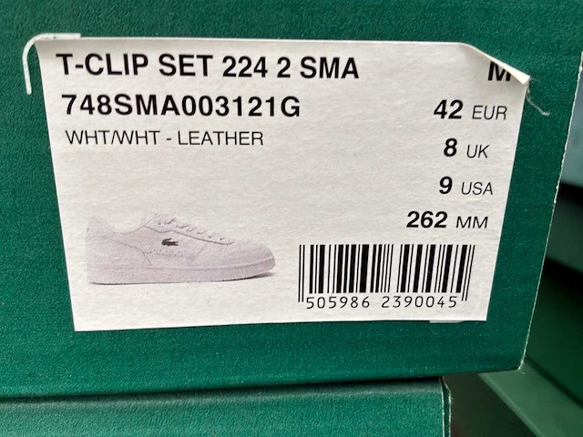 Lacoste t-clip set sneakers (4x) - afbeelding 4 van  6
