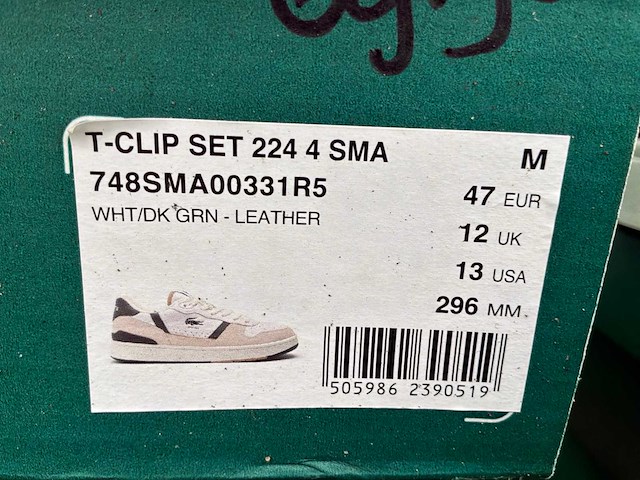 Lacoste t-clip set sneakers (5x) - afbeelding 3 van  7