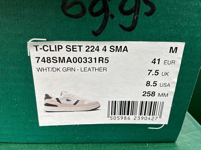 Lacoste t-clip set sneakers (5x) - afbeelding 4 van  7