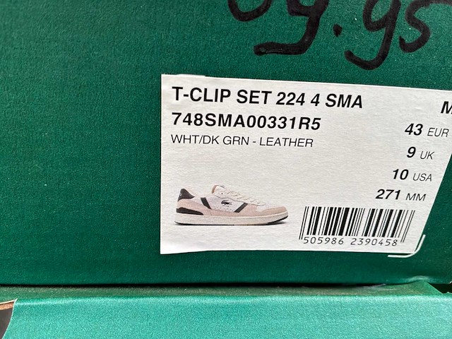 Lacoste t-clip set sneakers (5x) - afbeelding 5 van  7