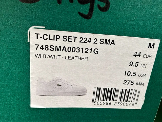 Lacoste t-clip set sneakers (5x) - afbeelding 6 van  7