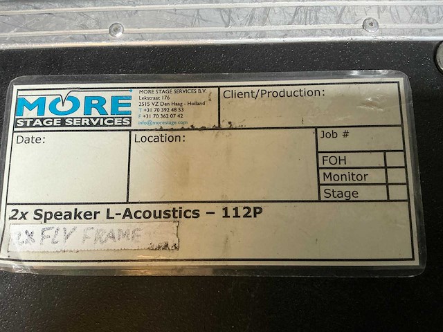 L'acoustics 112p luidspreker (2x) - afbeelding 5 van  9